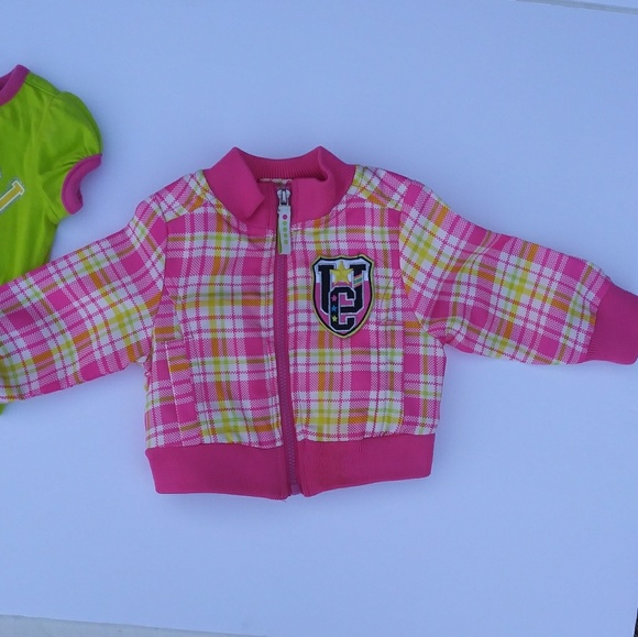 Coogi infant girls 3/6m jacket & shirt set - Picture 8 of 8